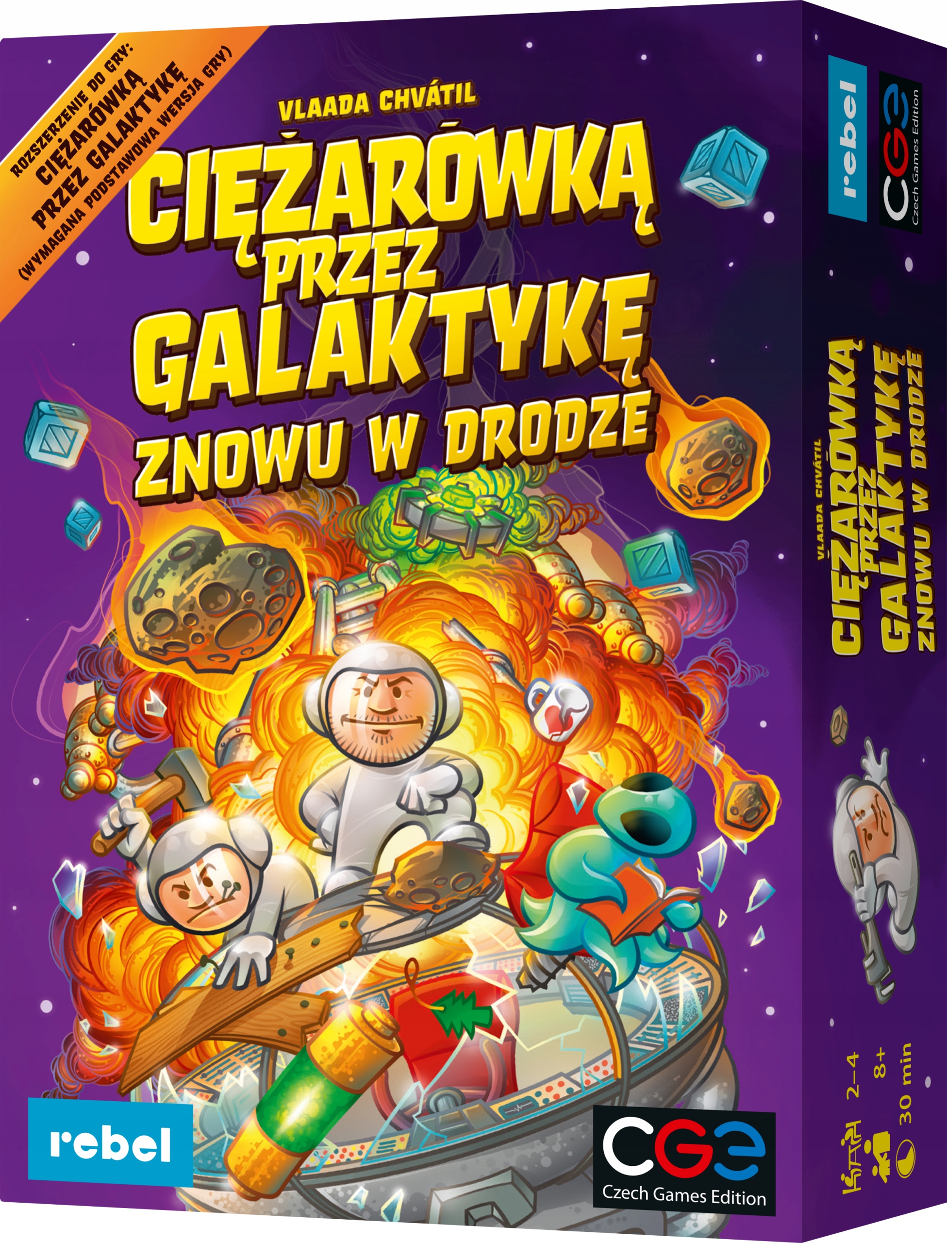 Stolová hra Galaxy Trucker: Rebel on the Road Again